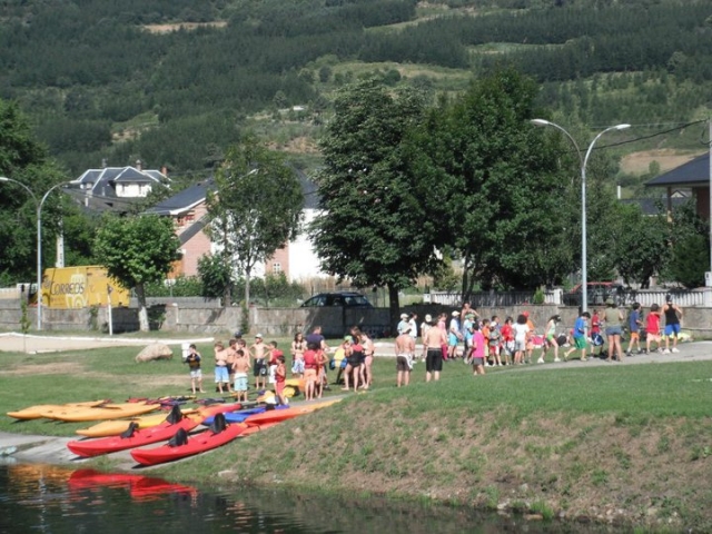  Momenti prima del percorso in canoa 
